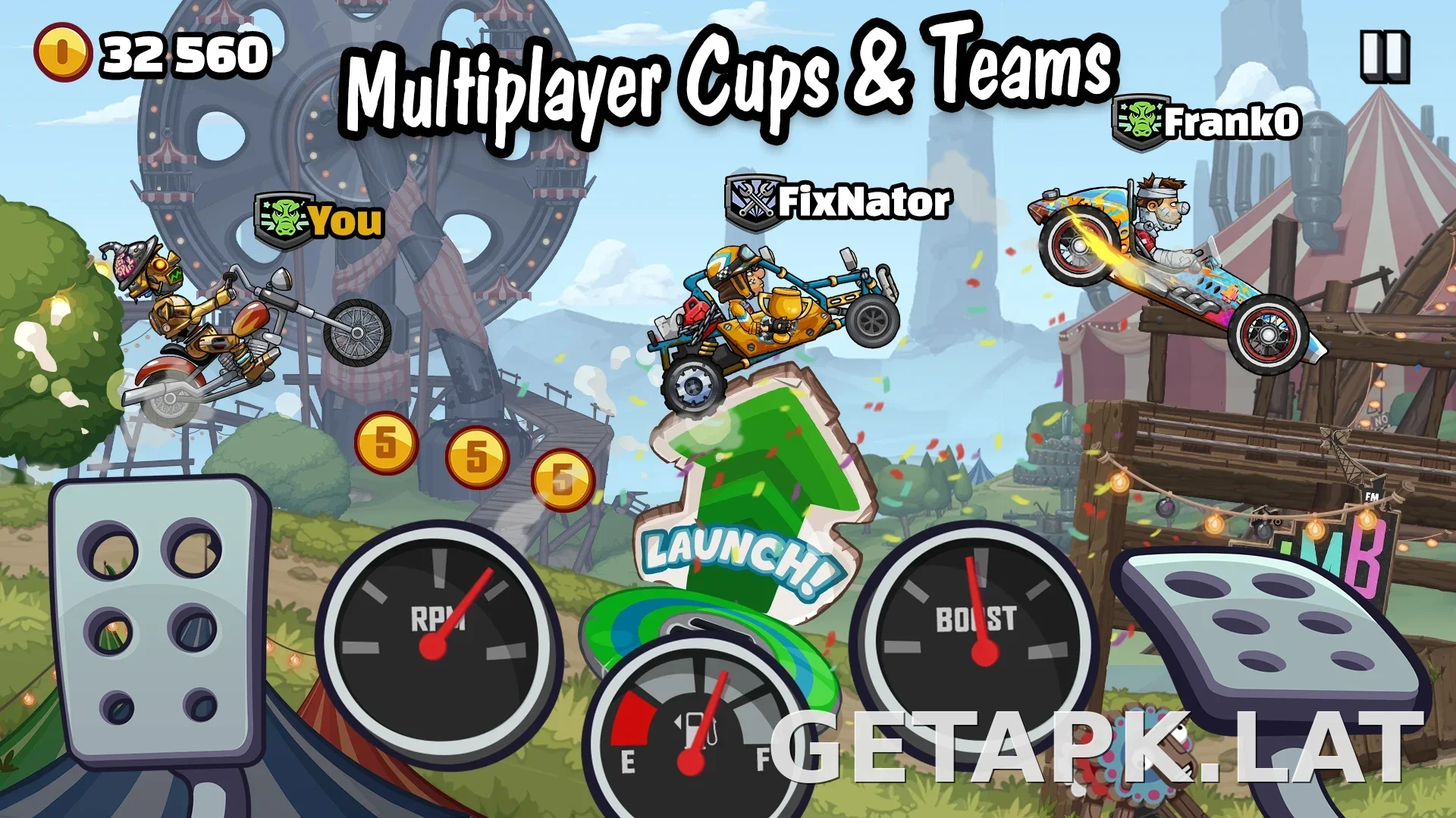 Hill Climb Racing 2 скриншот 3
